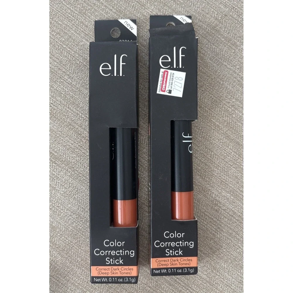 e.l.f Color Correcting Stick DEEP Skin Tones, Dark Circles, 83214, Pack Of 2